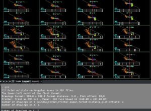 Tipariti multiple PDFuri dintr-un DWG