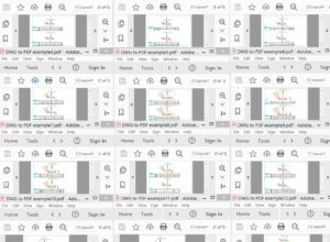 Fisierele PDF tiparite dintr-un DWG